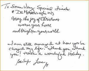 Dr. Movassaghi Thank you Note