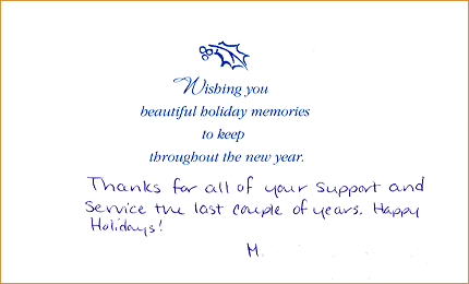 Thank You Note